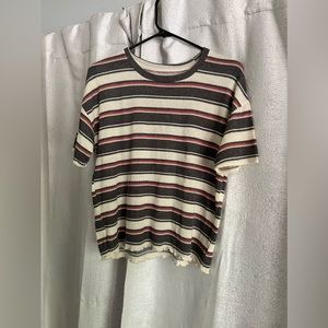 american eagle stripped tee